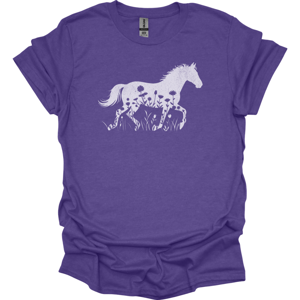 Flower Horse - Heather Purple