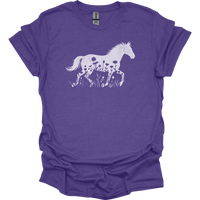 Flower Horse - Heather Purple