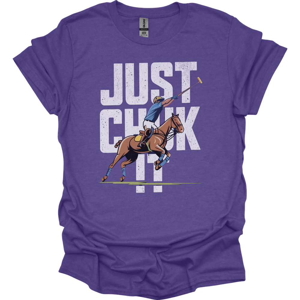 Just Chuk It Polo - Heather Purple