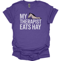 My Therapist Eats Hay - Heather Purple