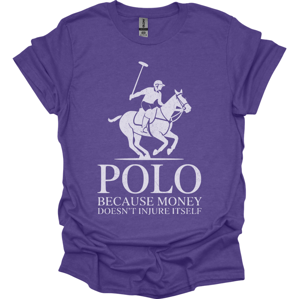 Polo Cause Money Doesnt Injure Itself - Heather Purple