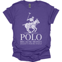 Polo Cause Money Doesnt Injure Itself - Heather Purple