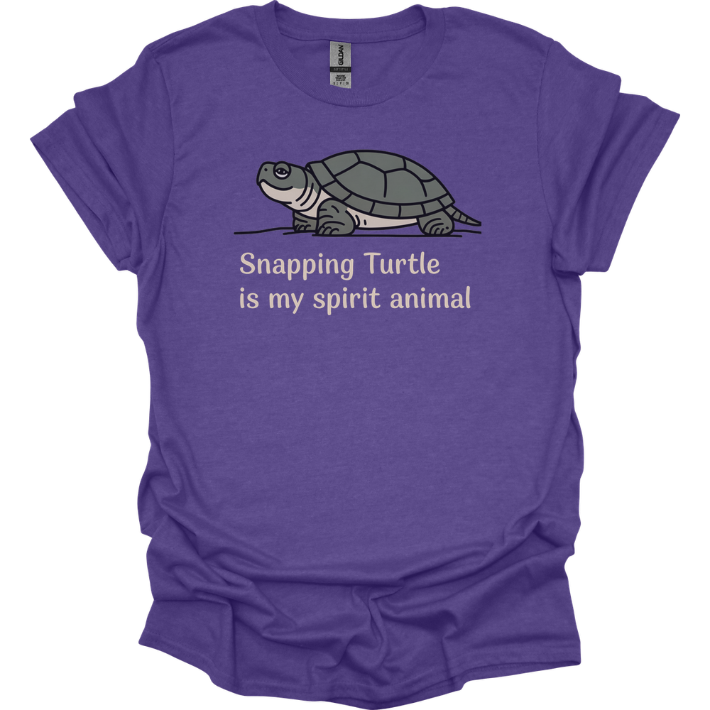 Snapping Turtle Is My Spirit Animal - Heather Purple