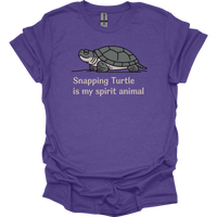 Snapping Turtle Is My Spirit Animal - Heather Purple