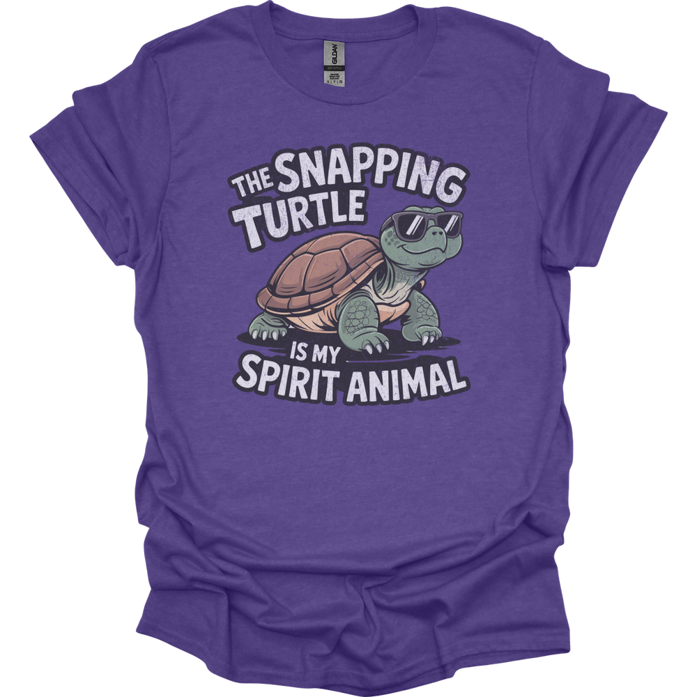 The Snapping Turtle Is My Spirit Animal - Heather Purple