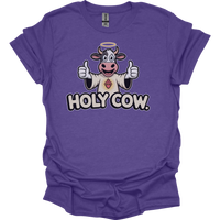 Holy Cow Adult - Heather Purple