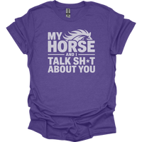 My Horse And I Talk About You - Heather Purple
