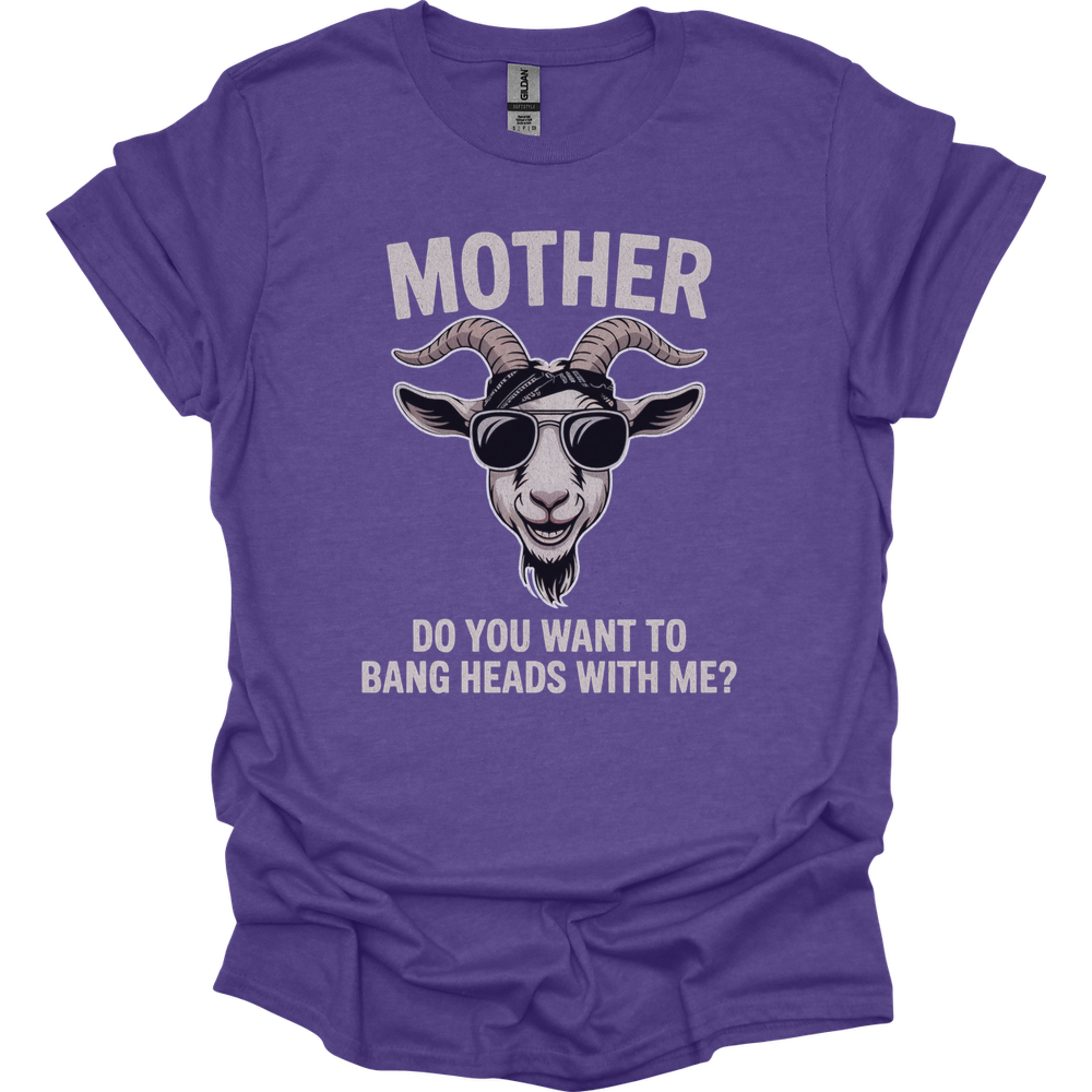 Do You Want To Bang Heads With Me - Heather Purple