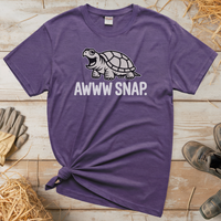 Awww Snap (Adult Unisex Tee) - Heather Purple
