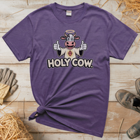Holy Cow Adult (Unisex Tee) - Heather Purple