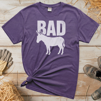 Bad Ass (Adult Unisex Tee) - Heather Purple