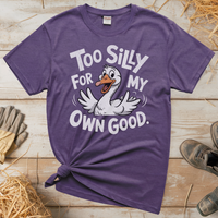 Silly Goose (Adult Unisex Tee) - Heather Purple