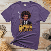 Pulp Chicken Adult Tee - Heather Purple