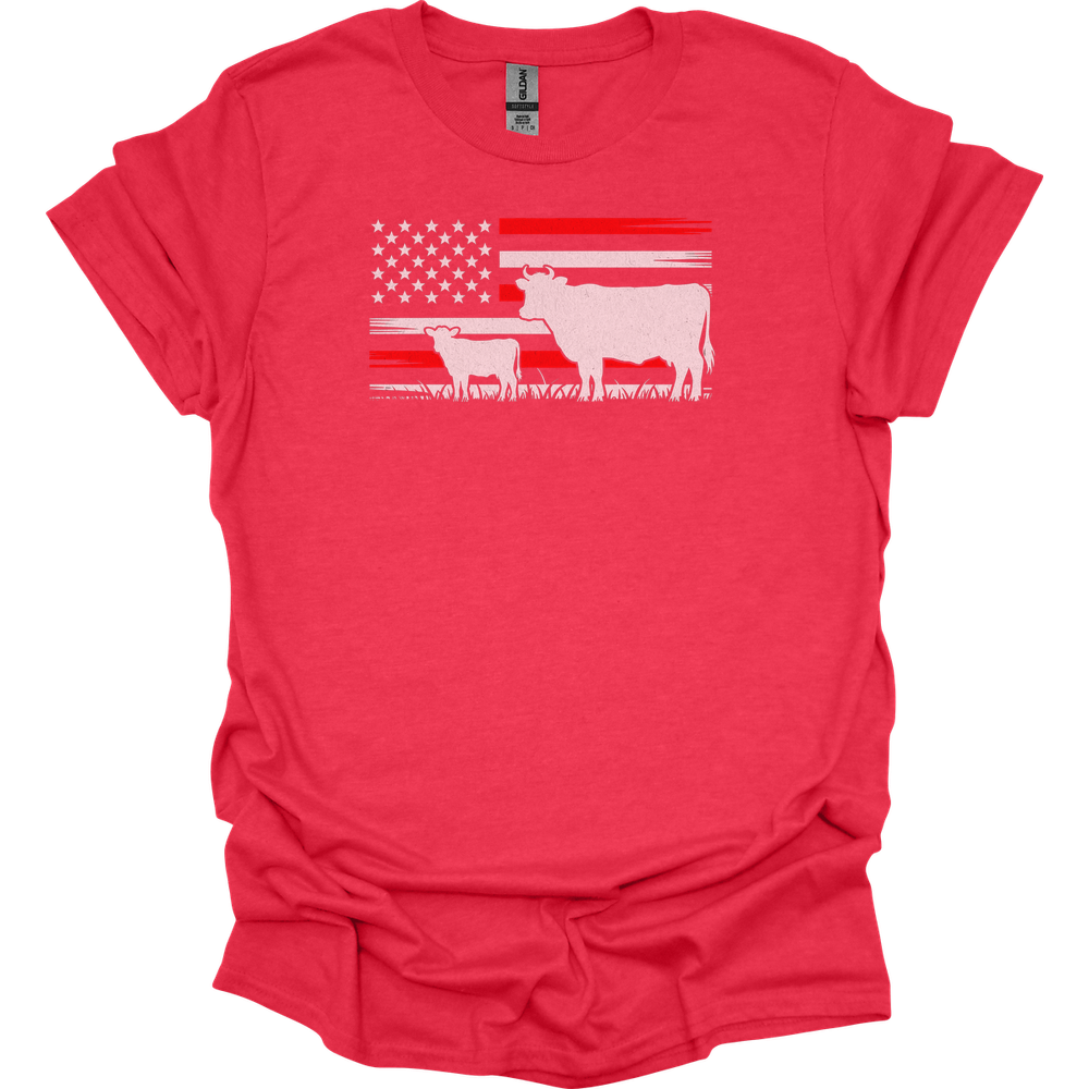 Usa Cow Farm - Heather Red