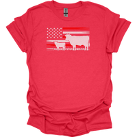 Usa Cow Farm - Heather Red