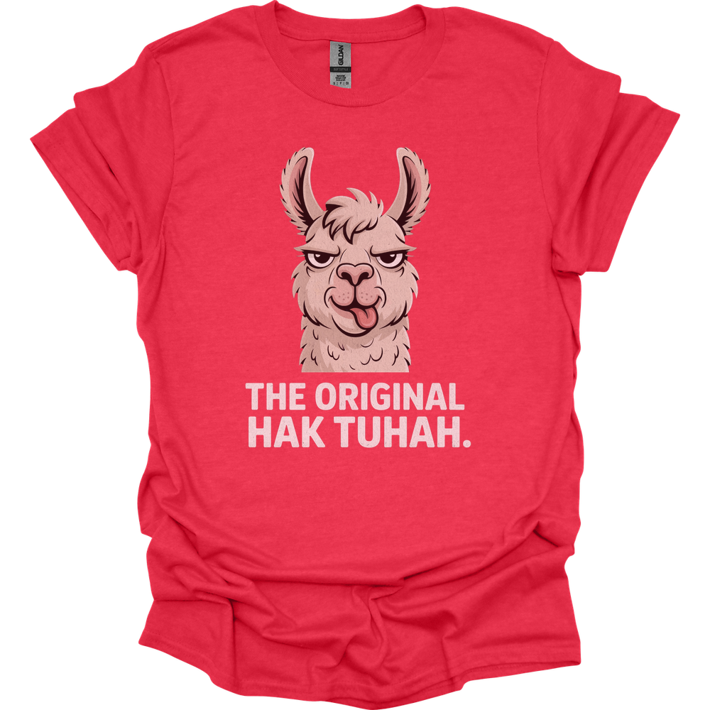 The Original Hawk Tuhah (Adult Unisex Tee) - Heather Red