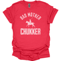 Bad Mother Chukker Horse Polo - Heather Red