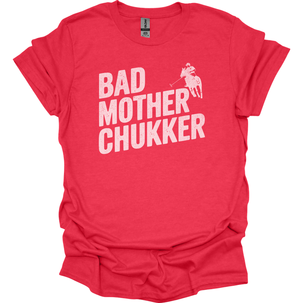 Bad Mother Chukker Polo - Heather Red