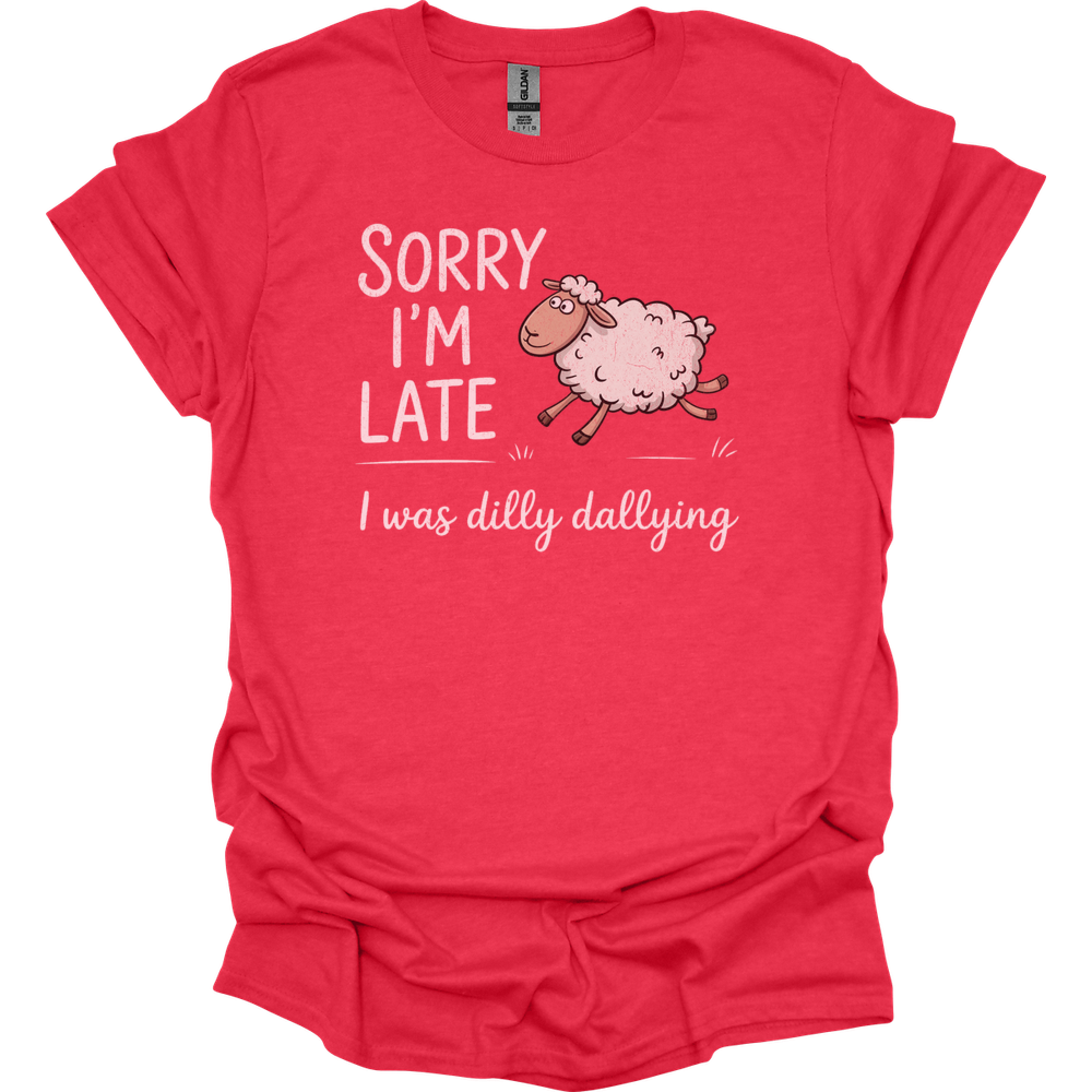 Dilly Dallying Sheep - Heather Red