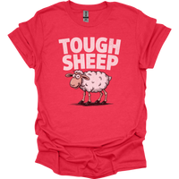 Funny Tough Sheep - Heather Red