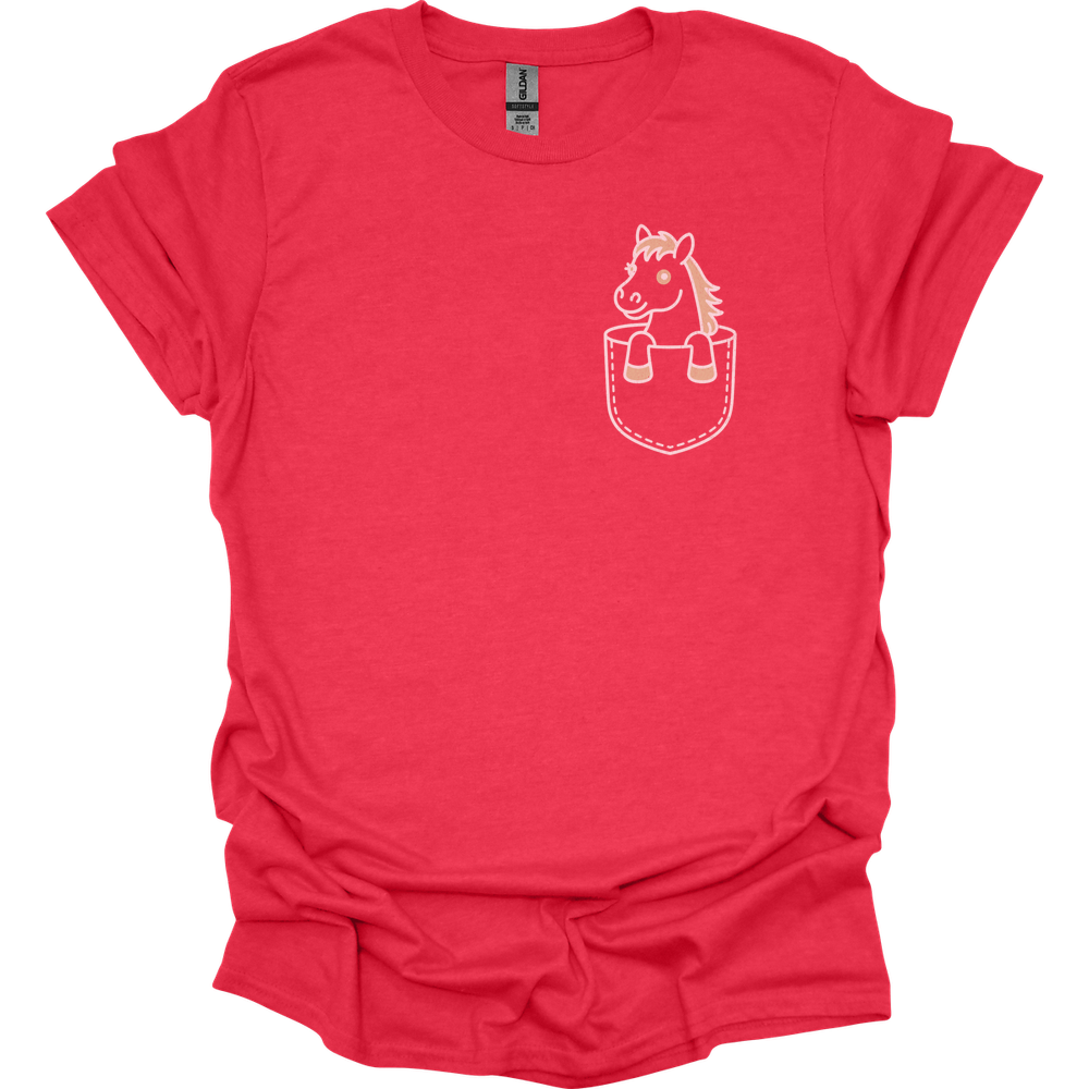 Horse In Pocket - Heather Red