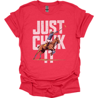 Just Chuk It Polo - Heather Red