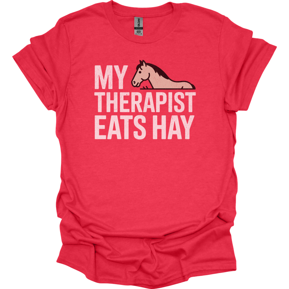 My Therapist Eats Hay - Heather Red