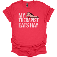 My Therapist Eats Hay - Heather Red
