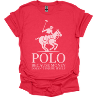 Polo Cause Money Doesnt Injure Itself - Heather Red