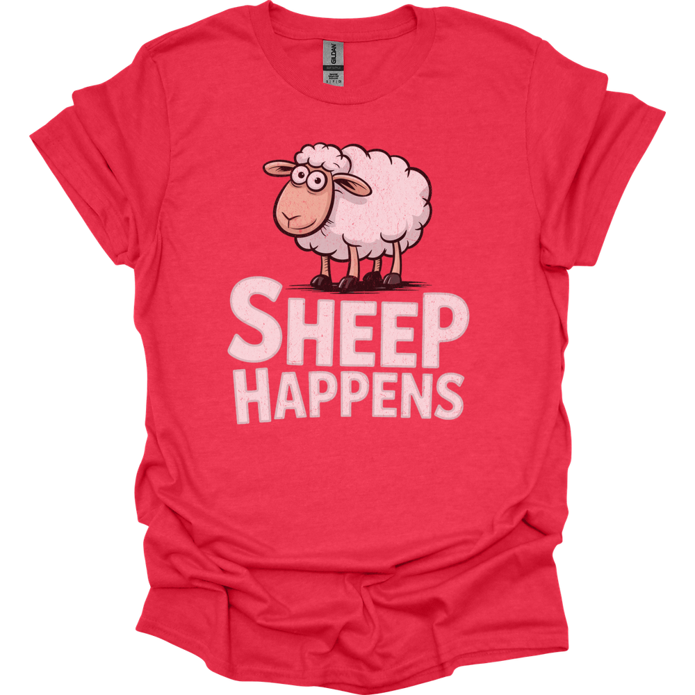 Sheep Happens - Heather Red