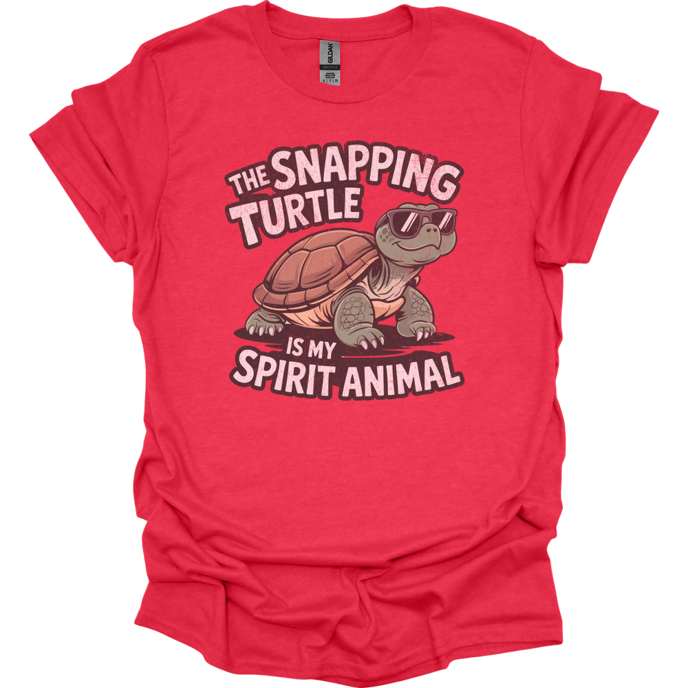 The Snapping Turtle Is My Spirit Animal - Heather Red