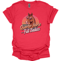 Quarter Horse Full Badass - Heather Red