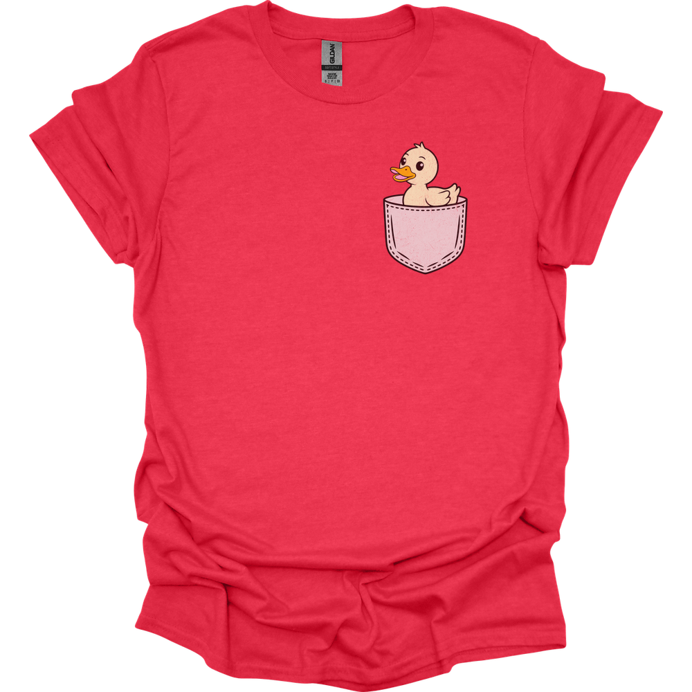 Duck In Pocket - Heather Red