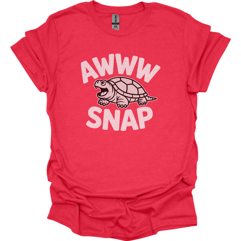 Aww Snapping Turtle Adult Dark - Heather Red