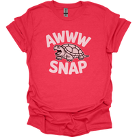 Aww Snapping Turtle Adult Dark - Heather Red