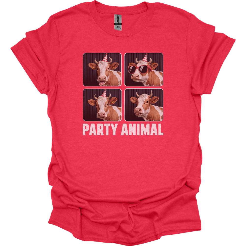 Party Animal Adult Dark - Heather Red
