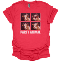 Party Animal Adult Dark - Heather Red