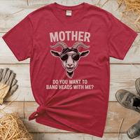 Do You Want To Bang Heads With Me (Adult Unisex T-Shirt) - Heather Red