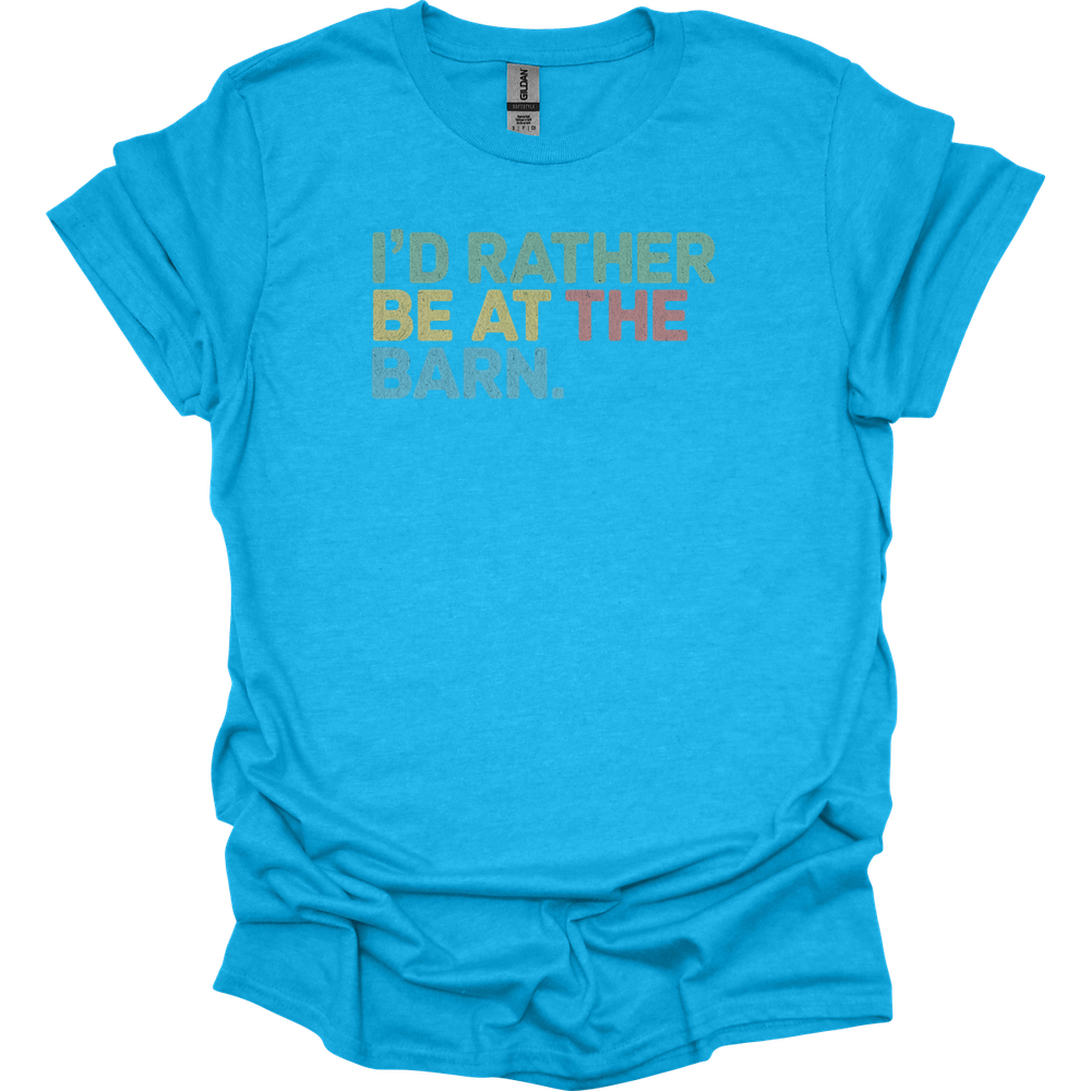 Id Rather Be At The Barn - Heather Sapphire