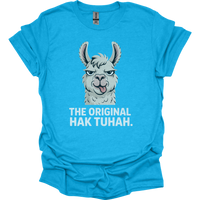 The Original Hawk Tuhah (Adult Unisex Tee) - Heather Sapphire