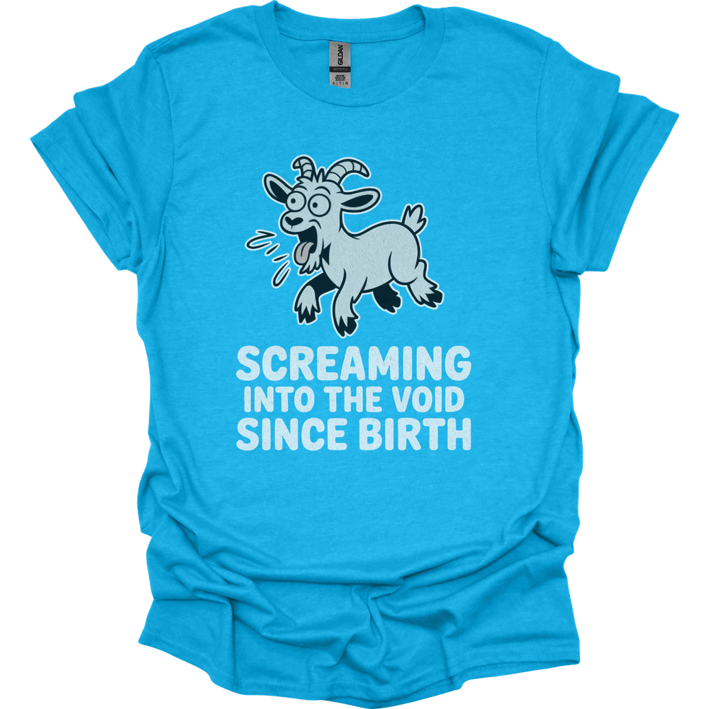 Screaming Into The Void Since Birth Adult Dark - Heather Sapphire