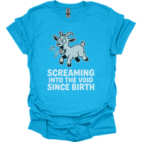 Screaming Into The Void Since Birth Adult Dark - Heather Sapphire
