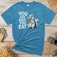 You Are What You Eat Nuts (Adult Unisex Tee) - Heather Sapphire