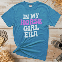 Horse Girl Era Tee - Heather Sapphire