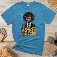 Pulp Chicken Adult Tee - Heather Sapphire