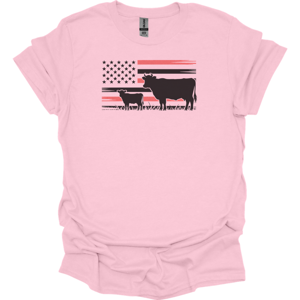 Usa Cow Farm - Light Pink