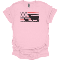 Usa Cow Farm - Light Pink