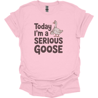 Today Im A Serious Goose - Light Pink