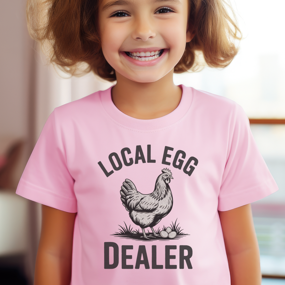 Local Egg Dealer Child - Light Pink