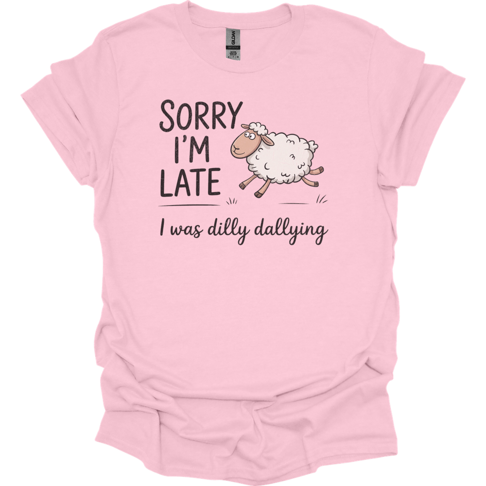 Dilly Dallying Sheep - Light Pink